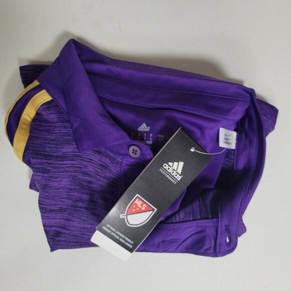 NEW Adidas Orlando City Home Soccer Polo Jersey Mens L Ricardo Kaka #10 Purple - Picture 10 of 10